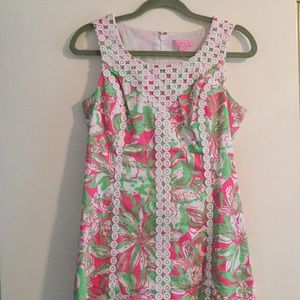 McFarlane lace detail shift dress